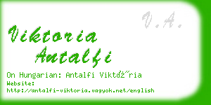 viktoria antalfi business card